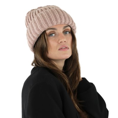 Mössor - Gårda Ebene Wool Mix Beanie (rosa)