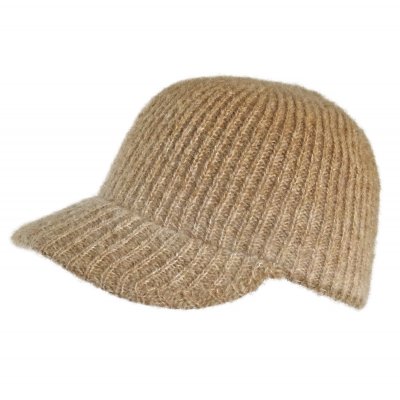 Mössor - Gårda Innsbruck Alpaca Mix Visor Beanie (kamel)
