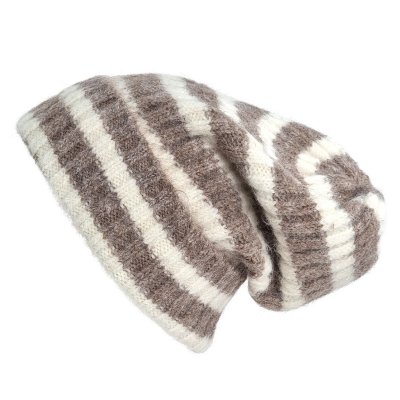 Mössor - Gårda Isfjord Slouch Beanie (khaki/vit)