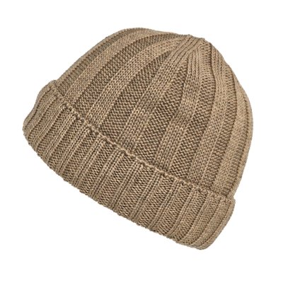 Mössor - Gårda Lenzerheide Merino Wool Beanie (beige)