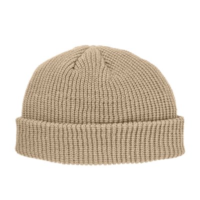 Mössor - Gårda Loxley Knitted Docker Beanie (beige)