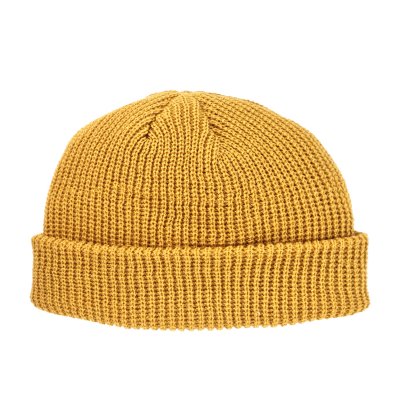 Mössor - Gårda Loxley Knitted Docker Beanie (gul)