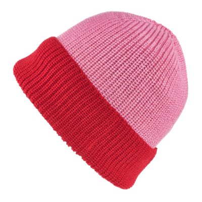 Mössor - Gårda St. Moritz Merino Wool Beanie (röd/rosa)