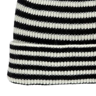 Mössor - Gårda Saint-Gervais Striped Wool Mix Beanie (svart/vit)