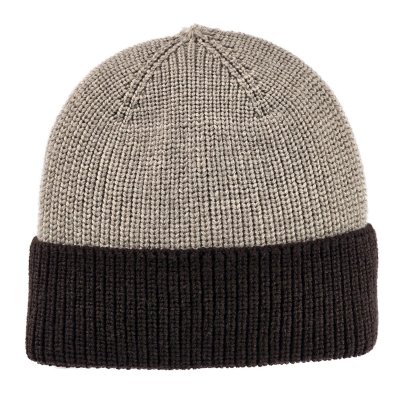 Mössor - Gårda St. Moritz Merino Wool Beanie (brun/beige)