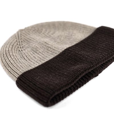 Mössor - Gårda St. Moritz Merino Wool Beanie (brun/beige)
