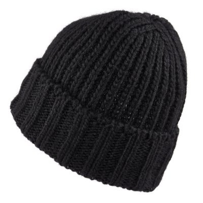 Mössor - Gårda Val d'Isère Wool Mix Beanie (svart)