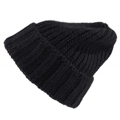 Mössor - Gårda Val d'Isère Wool Mix Beanie (svart)