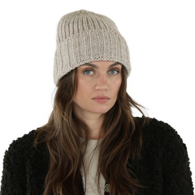 Mössor - Gårda Val d'Isère Wool Mix Beanie (ljus beige)