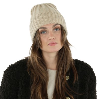 Mössor - Gårda Adelboden Merino Mix Beanie (beige)