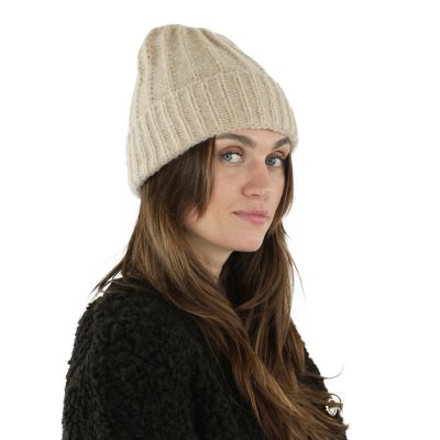 Mössor - Gårda Adelboden Merino Mix Beanie (beige)
