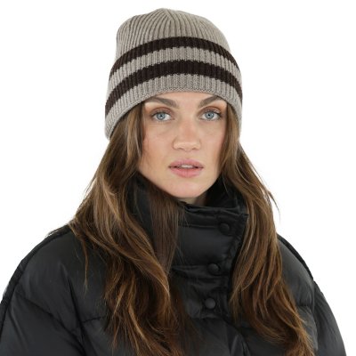 Mössor - Gårda Champéry Cashmere Mix Beanie (brun/beige)