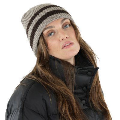 Mössor - Gårda Champéry Cashmere Mix Beanie (brun/beige)