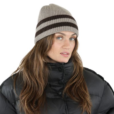Mössor - Gårda Champéry Cashmere Mix Beanie (brun/beige)