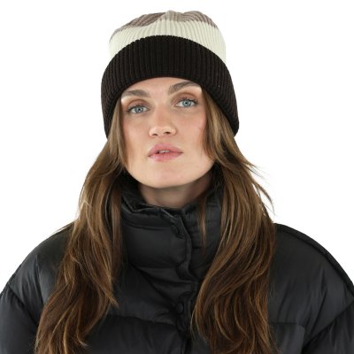 Mössor - Gårda Courchevel Merino Wool Beanie (beige/offwhite/brun)