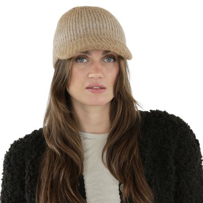 Mössor - Gårda Innsbruck Alpaca Mix Visor Beanie (kamel)