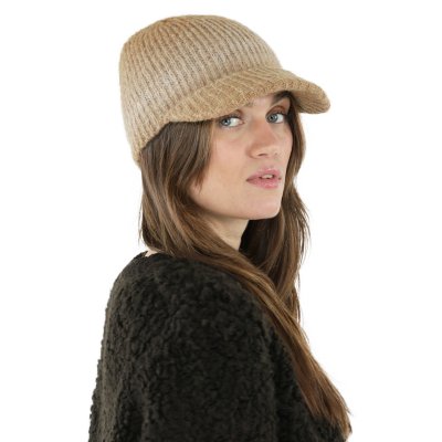 Mössor - Gårda Innsbruck Alpaca Mix Visor Beanie (kamel)