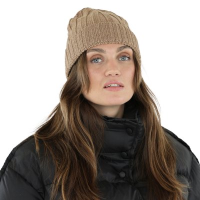 Mössor - Gårda Lenzerheide Merino Wool Beanie (beige)