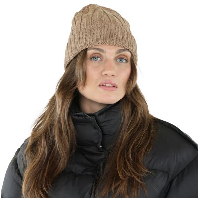 Mössor - Gårda Lenzerheide Merino Wool Beanie (beige)
