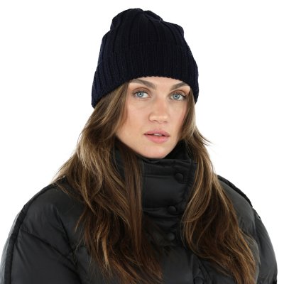 Mössor - Gårda Lenzerheide Merino Wool Beanie (blå)