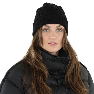 Mössor - Gårda Lenzerheide Merino Wool Beanie (svart)