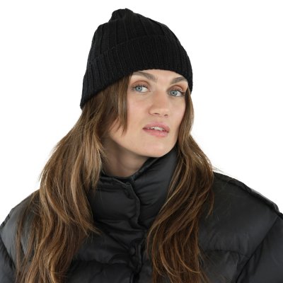 Mössor - Gårda Lenzerheide Merino Wool Beanie (svart)