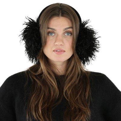 Öronvärmare - Gårda Avola Faux Fur Ear Muffs (svart)