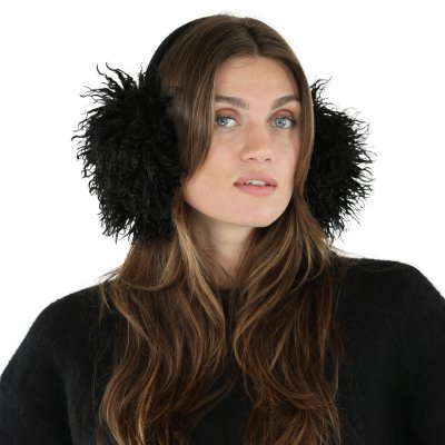 Öronvärmare - Gårda Avola Faux Fur Ear Muffs (svart)
