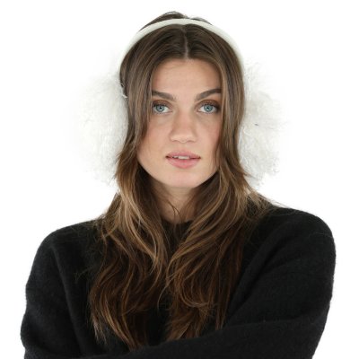 Öronvärmare - Gårda Avola Faux Fur Ear Muffs (vit)