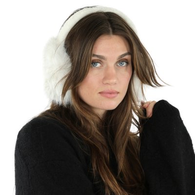 Öronvärmare - Gårda Kersley Faux Fur Ear Muffs (vit)