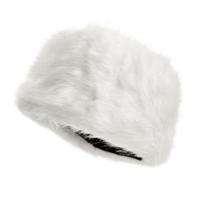 Pälsmössa - Gårda Polyana Faux Fur Hat (vit)