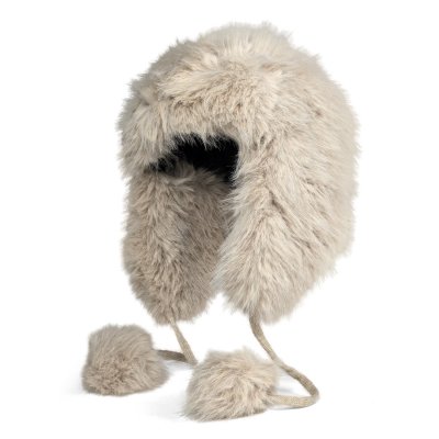 Pälsmössa - Gårda Tortel Faux Fur Trapper Hat (beige)
