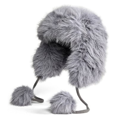 Pälsmössa - Gårda Tortel Faux Fur Trapper Hat (ljusblå)