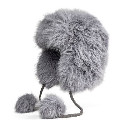 Pälsmössa - Gårda Tortel Faux Fur Trapper Hat (ljusblå)