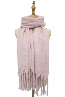 Halsdukar - Gårda Tassel Blanket Scarf (Pale Pink)