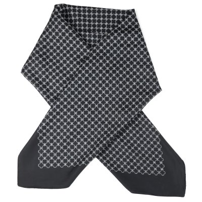 Scarf - Gårda Lourdes Satin Scarf (svart)