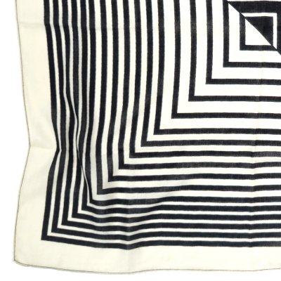 Scarf - Gårda Tabriz Satin Scarf (svart/creme)