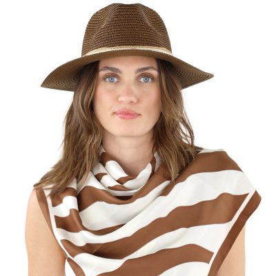 Scarf - Gårda Zebra Satin Scarf (brun)
