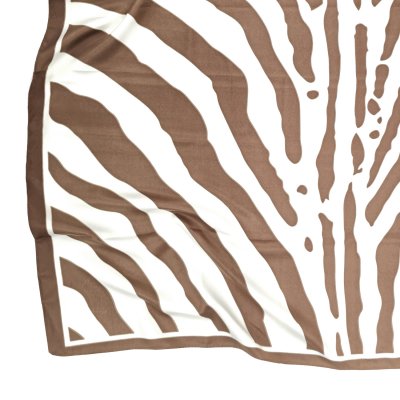 Scarf - Gårda Zebra Satin Scarf (brun)