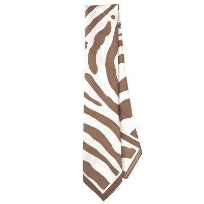 Scarf - Gårda Zebra Satin Scarf (brun)