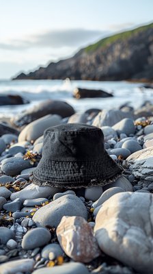 Hattar - Gårda Brooke Denim Bucket Hat (svart)