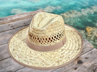 Hattar - Gårda Beach Gambler Hat (natur)