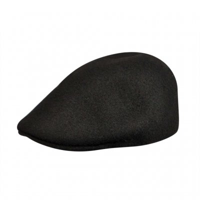 Gubbkeps / Flat cap - Kangol Seamless Wool 507 (svart)