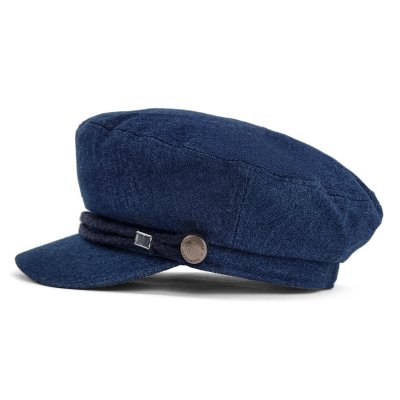 Vegamössa / Skepparmössa - Gårda Garnham Children's Fiddler Cap (blå)
