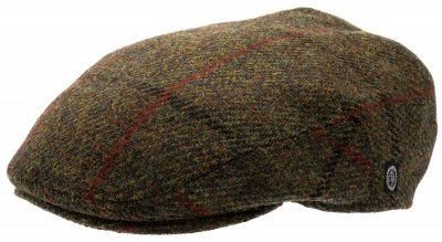 Sixpence / Flat cap - CTH Ericson Spencer Harris Tweed Earflap Cap (brun)