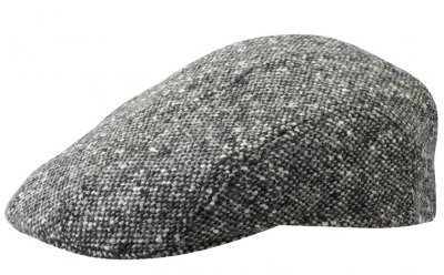 Gubbkeps / Flat cap - Stetson Ivy Cap Donegal Tweed (svart-vit)