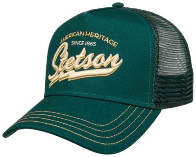 Keps - Stetson Trucker Cap American Heritage Classic (grön)