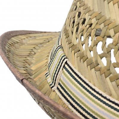 Stråhatt - Gårda Agulo Natural Straw Trilby (natur/creme)