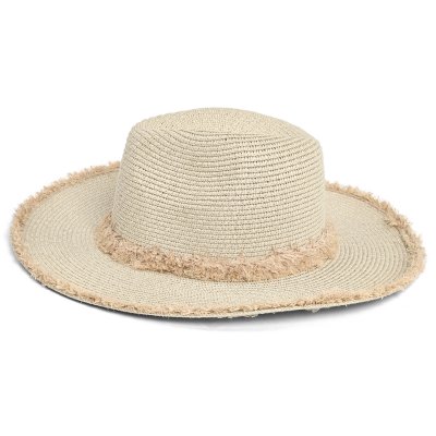 Stråhatt - Gårda Alicante Fedora (beige)