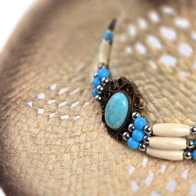 Stråhatt - Gårda Antibes Western Hat (natur)